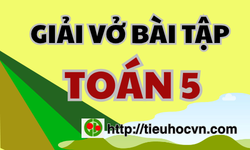 Vở bài tập Toán 5 Bài 9 tiết 2: Luyện tập chung Trang 32 và 33